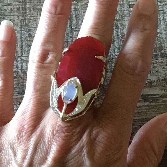 Kendra Scott Jewelry - Kendra Scott Darby Cocktail Statement Ring Size 7